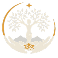 GaiaTara emblem: a tree in the form of a woman, held in two hands beneath a star